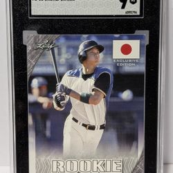 2018 Leaf Rookie Flag Exclusive Shohei Ohtani FL-01 SGC 9 Mint Rookie Card

