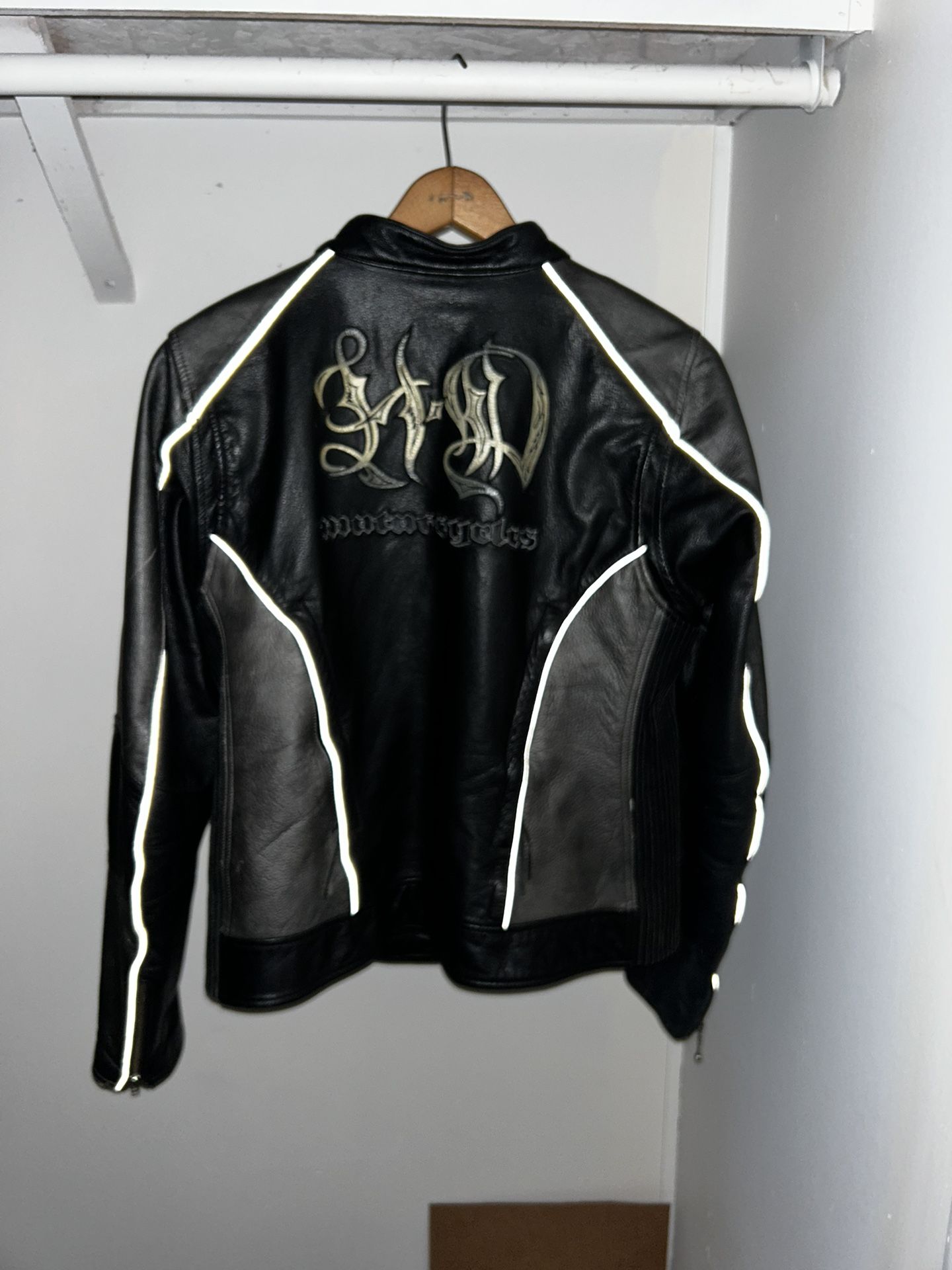 Women’s Leather Harley Jacket Sz L