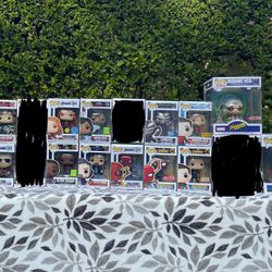 Marvel Funko Pop Lot Spider-man, Captain America, Iron Man