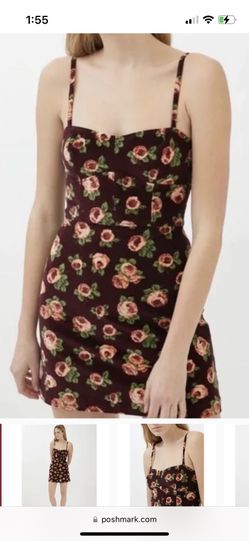 Urban Outfitters After All Corduroy Bustier Dress