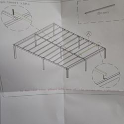 Queen Sized Bed + Frame 