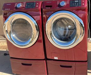 Samsung Front Load Washer and electric Dryer Set