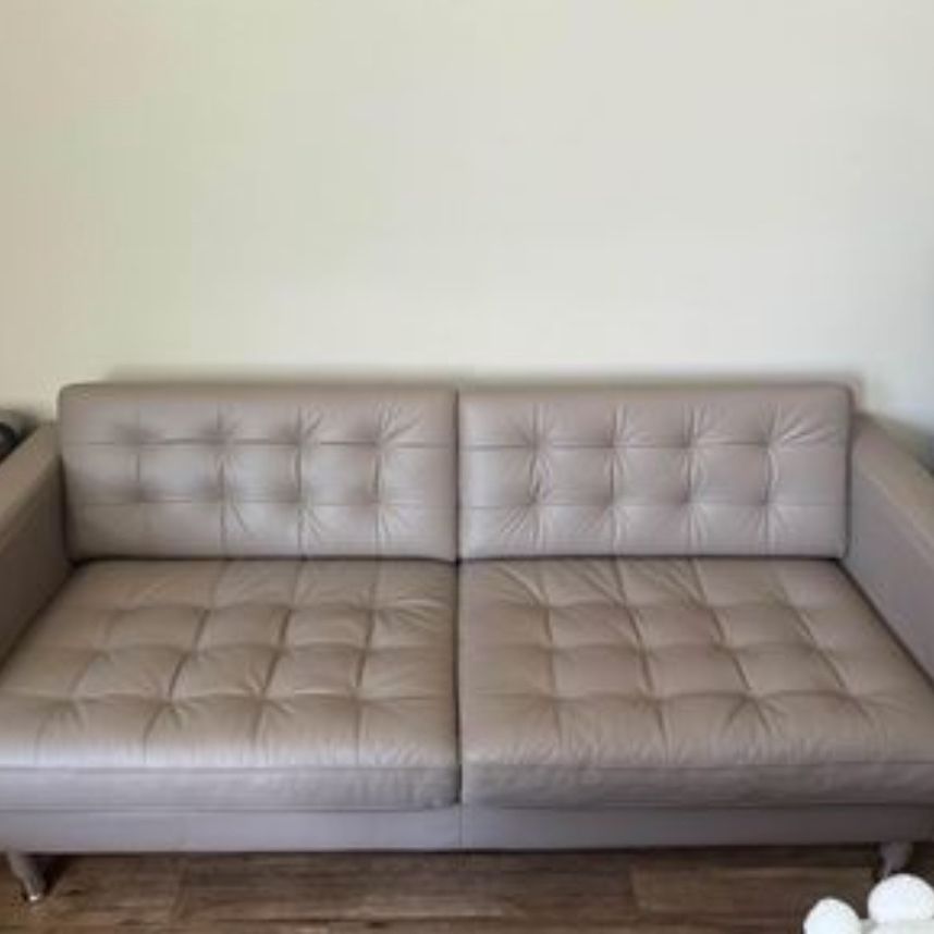Pick Up Today —- Leather Couch - Great Condition 