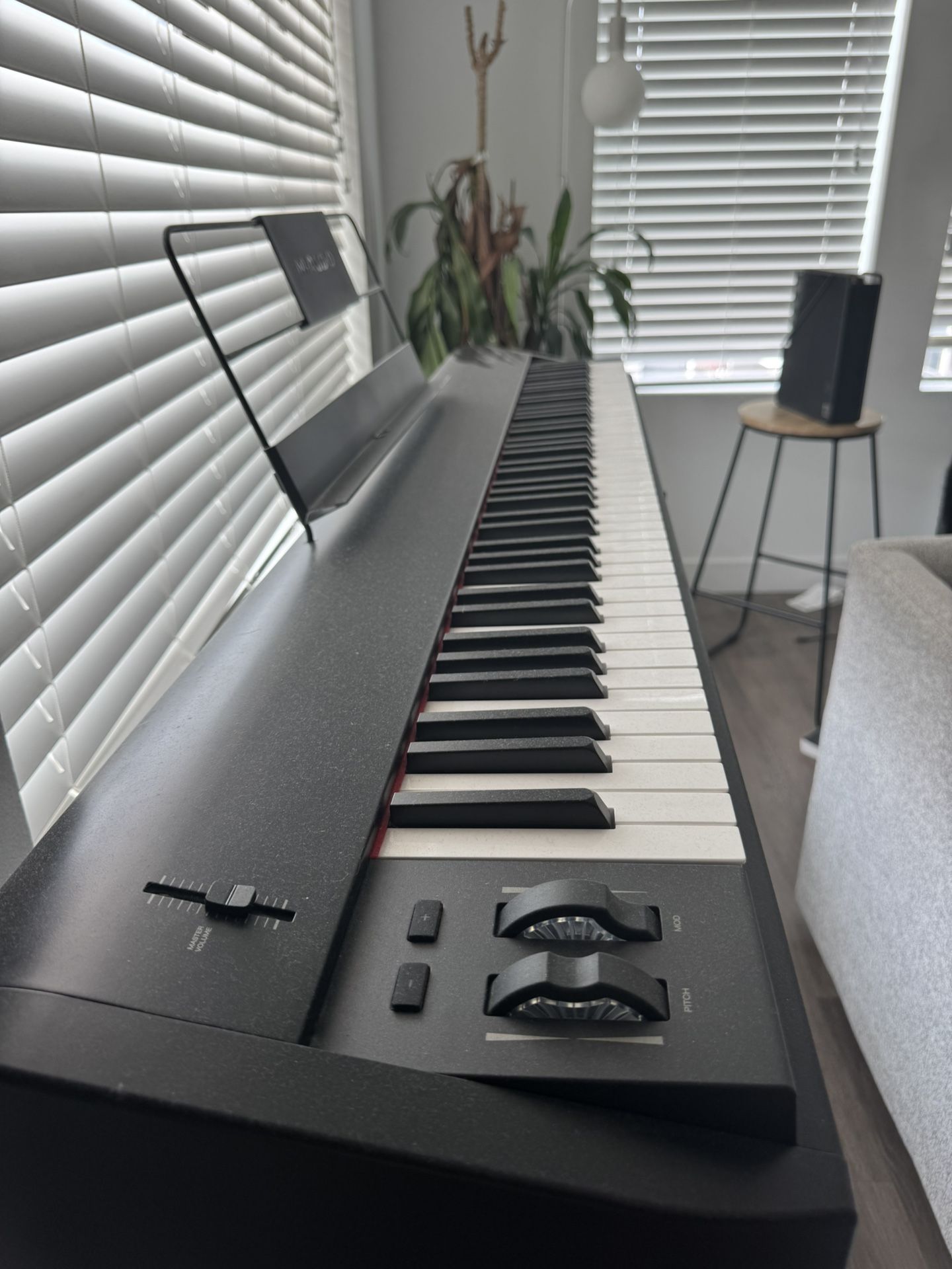 M-Audio Hammer 88 MIDI Keyboard With Sustain Pedal + Adjustable Stand
