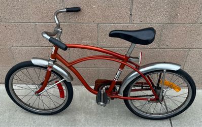 vintage 1970s Eastern European sidewalk cruiser bicycle, most likely manufactured by Velamos (Czechoslovakia) or Tyler