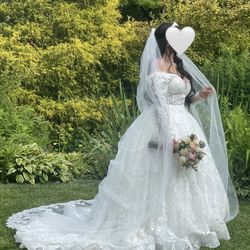 Custom Ball Gown Wedding Dress ✨