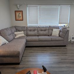 Well cared for Greyish L-Shaped Sectional