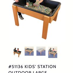 New! Kids Station Outdoor Sensory Table