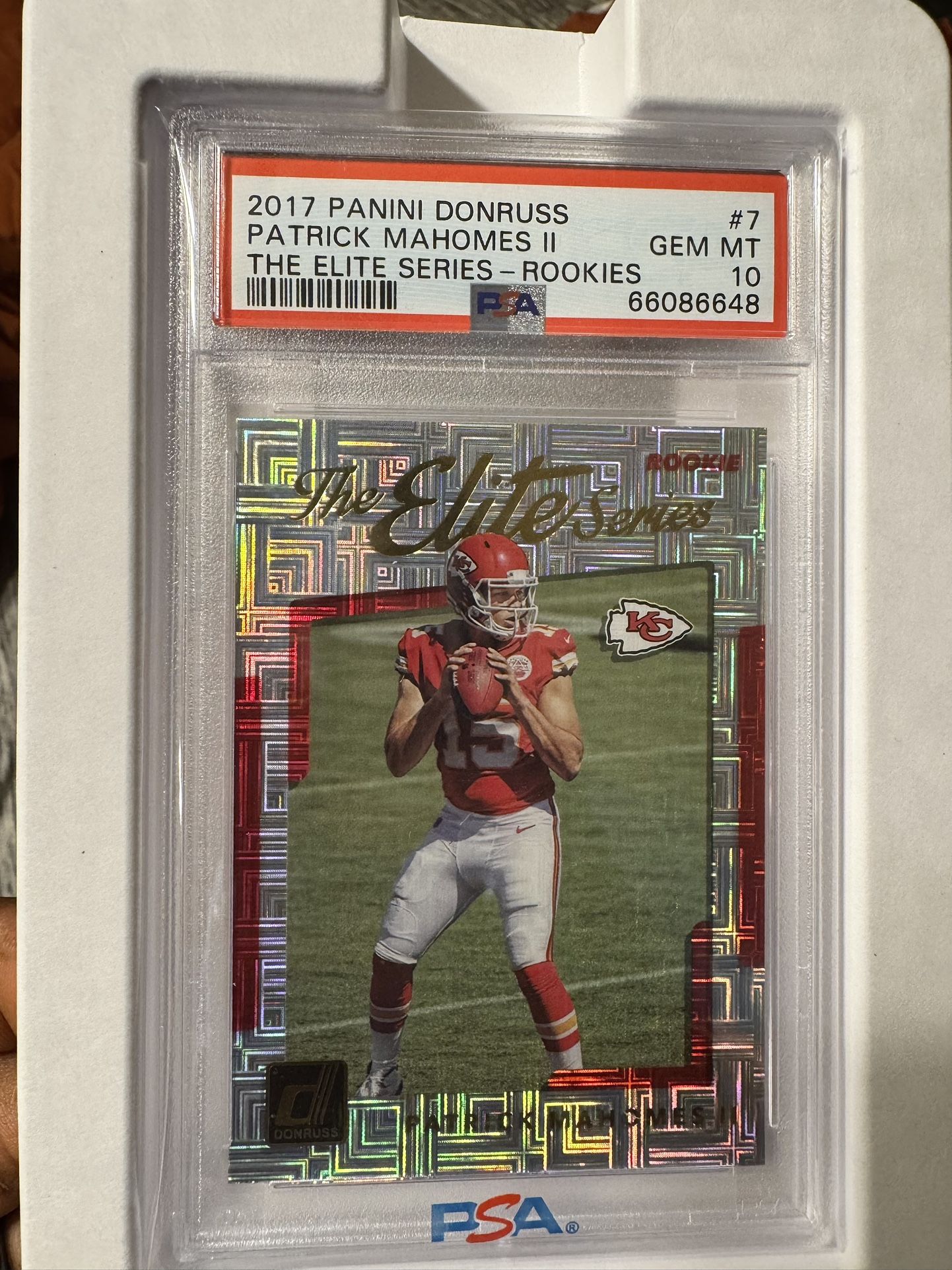 Patrick Mahomes Rookie Card PSA 10