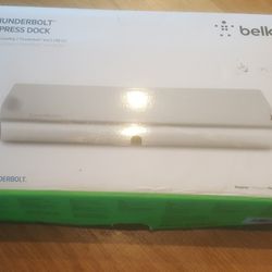 New Belkin in Box! Thunderbolt Express Dock for Apple computers. Model: F4U055WW