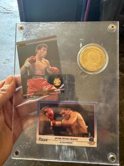 Julio Cesar Chavez display set