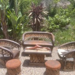 Equipal San Jose Mexican Style 10 Piece Furniture Set