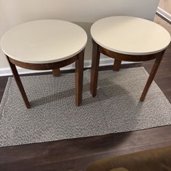 Crate And Barrel Pastis End Tables