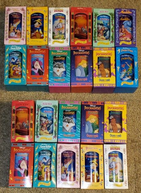 Disney's 1994 Burger King Glasses Collection
