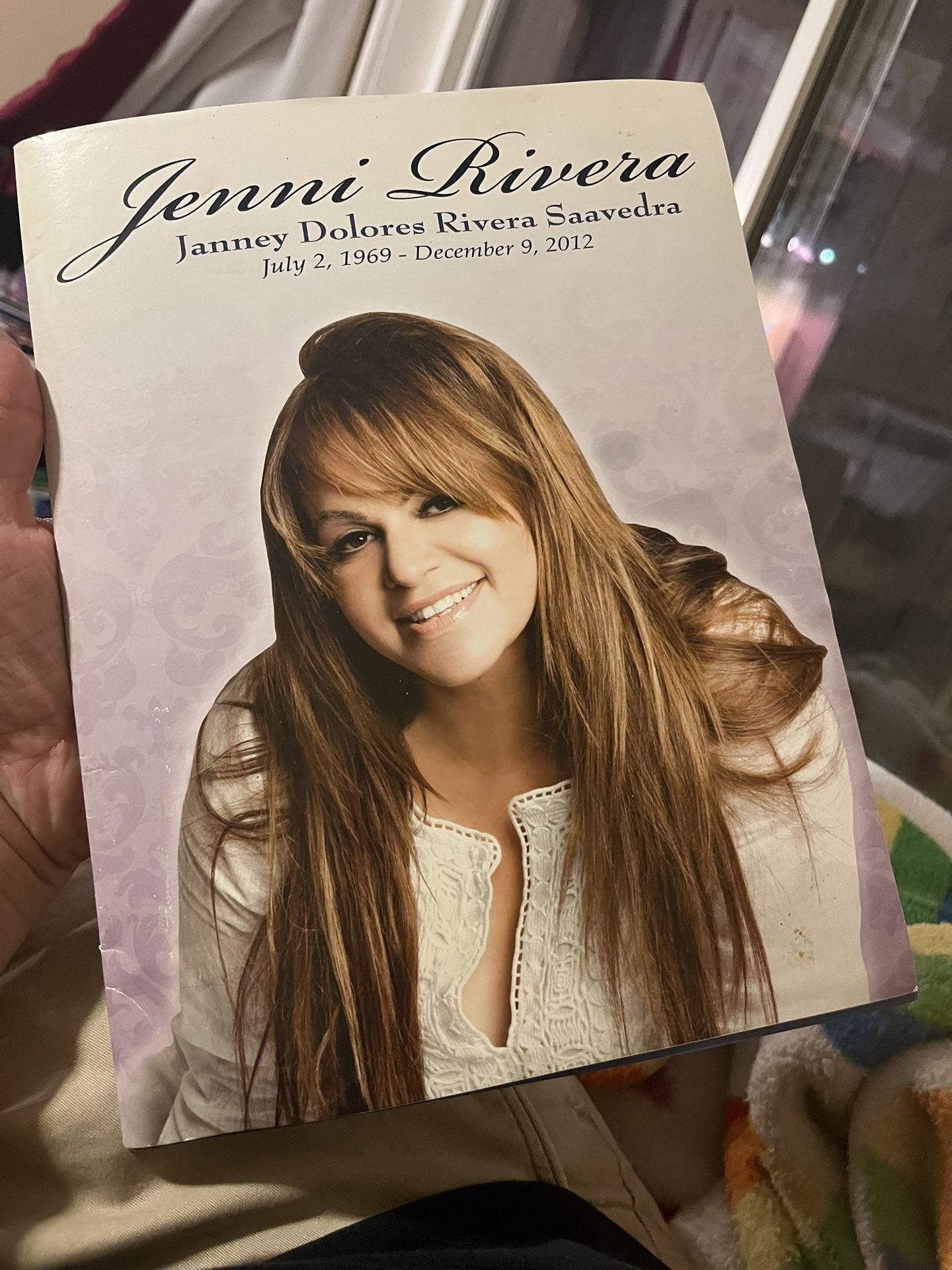 Jenni Rivera Funeral Program