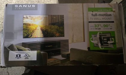 SANUS Full Motion TV Wall Mount 37"–90" – New in Box