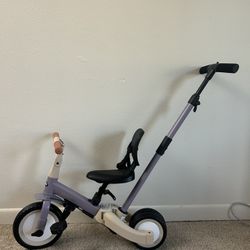 newyoo Toddler Tricycle with Push Handle for 1-3 Year Old, Toddler Bike,