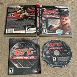 UFC 2009 Undisputed PlayStation 3 PS3 Complete CIB w/ Manual