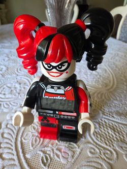 LEGO BATMAN MOVIE HARLEY QUINN  MINI FIGURE  ALARM CLOCK