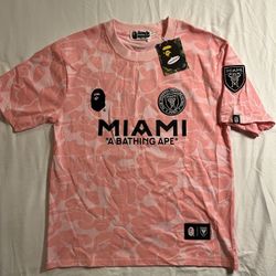 Bape X  Inter Miami CF CAMO T-shirt ( Jersey Type)