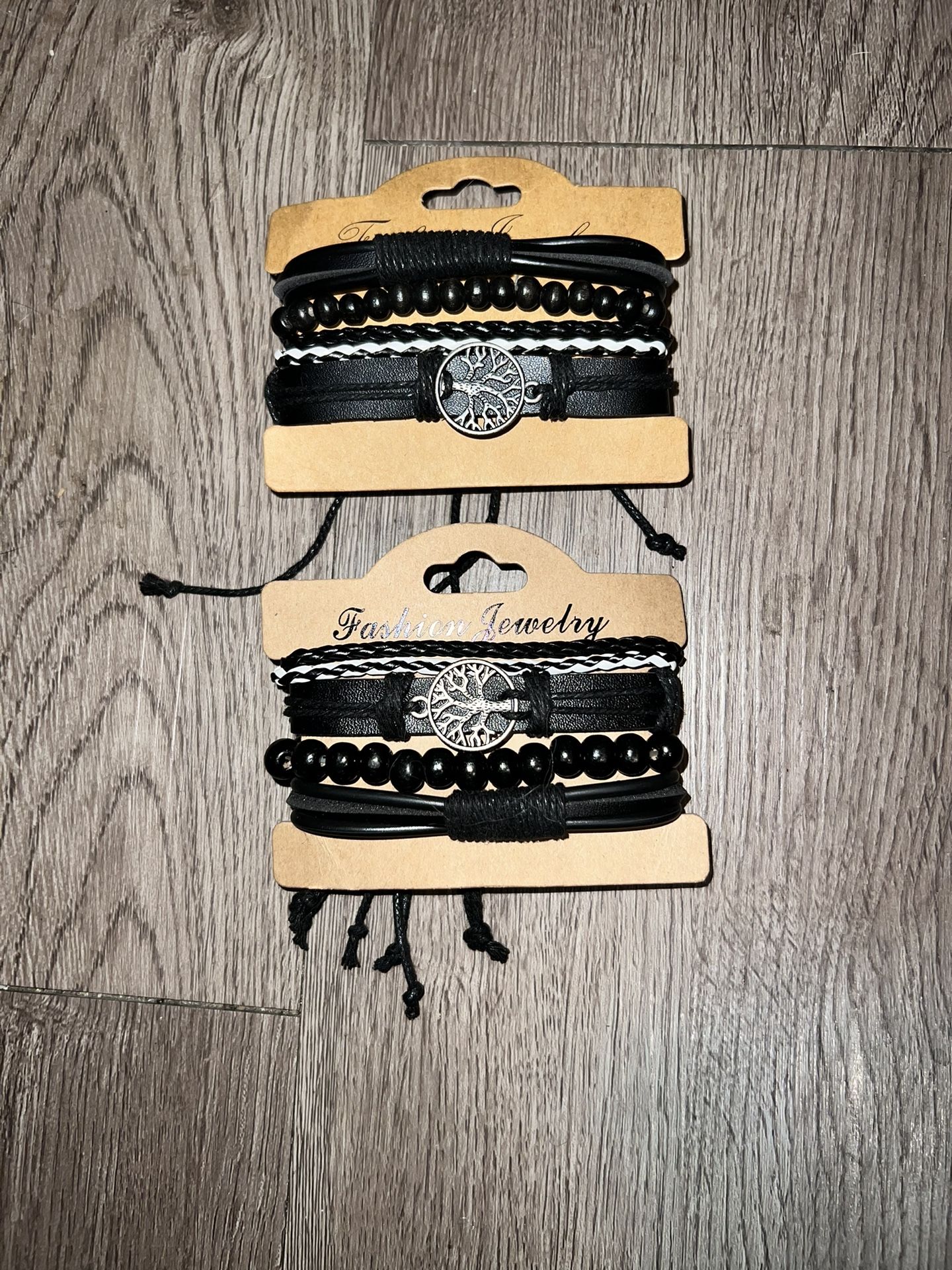 NEW! Unisex Tree Of Life Leather Bracelet Sets