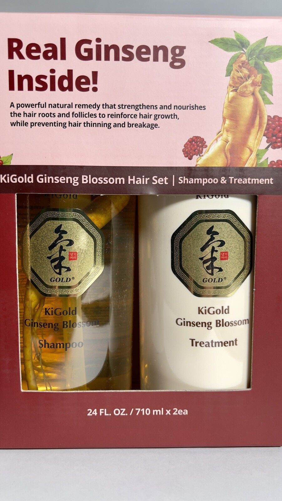 Ki Gold - Ginseng Blossom Shampoo & Treatment Set