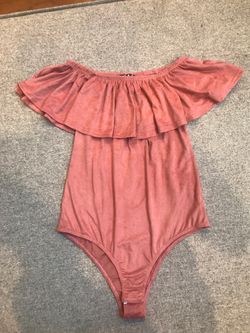 bodysuit velvet pink