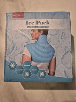 Comfytemp Neck & Shoulder Hot/Cold Gel Pack Wrap Blue Reusable Freezable M