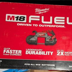M18 FUEL 18V Lithium-Ion Brushless Cordless Deep Cut Band Saw (Tool-Only)
by

Milwaukee
