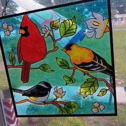 Bird Window Art