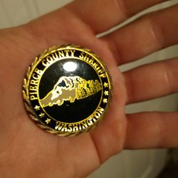 Pierce County Sheriff Coin Badge