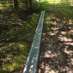 20' 5.5" Galvanized W-Beam Guardrail (12-Gauge Steel)