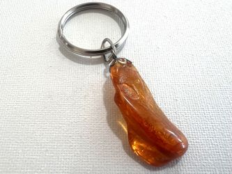 Handcrafted Baltic amber stone keychain. $29.99 or best offer.