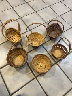 SMALL BASKETS LOT #4 Group of Six