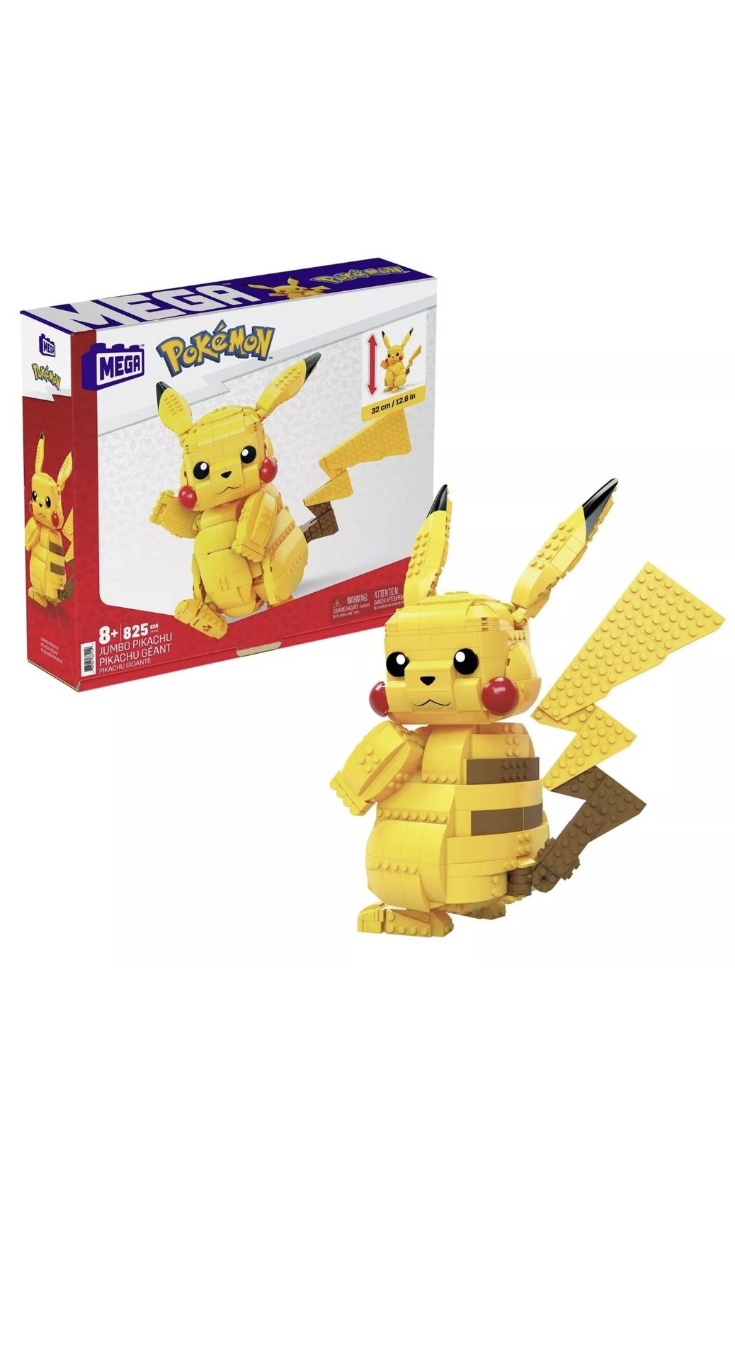 Mega Construx Pokemon Jumbo Pikachu Set