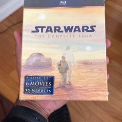 Star Wars: The Complete Saga (9-Disc Blu-ray Collection) – Brand New, Sealed