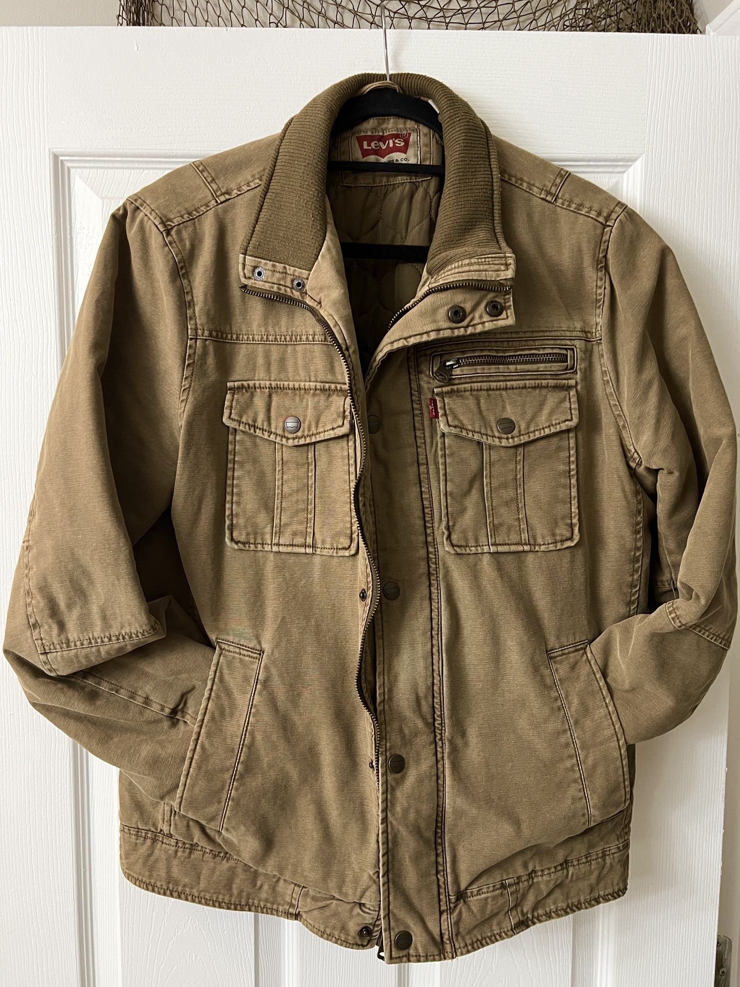 Levi's Men Cotton Twill Utility Zip Front Medium Jacket for Sale in  Lakewood, NJ - OfferUp