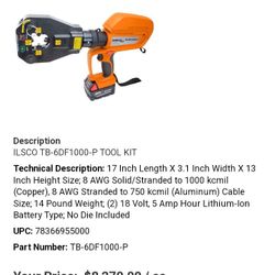 Taskmaster Hydraulic Dieless Crimping Tool 