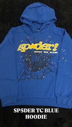 Sp5der TC Blue Hoodie