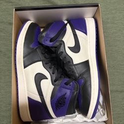 Jordan 1 Court Purple (blacktoe)