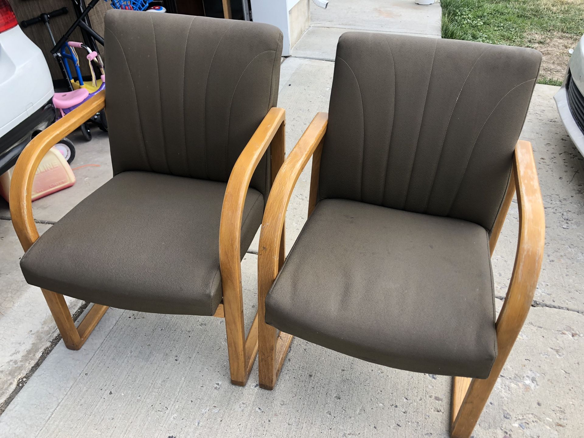 USED OFFICE CHAIRS $10 FOR BOTH