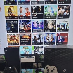 Xbox Series X 5 terabyte Bundle + 2 Controllers, Games And 4tb Game Drive $450