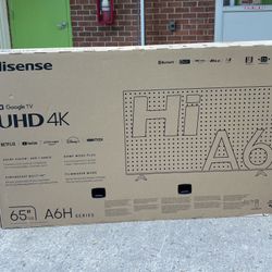 Hisense 65" 4K UHD Smart Google TV - 65A6H