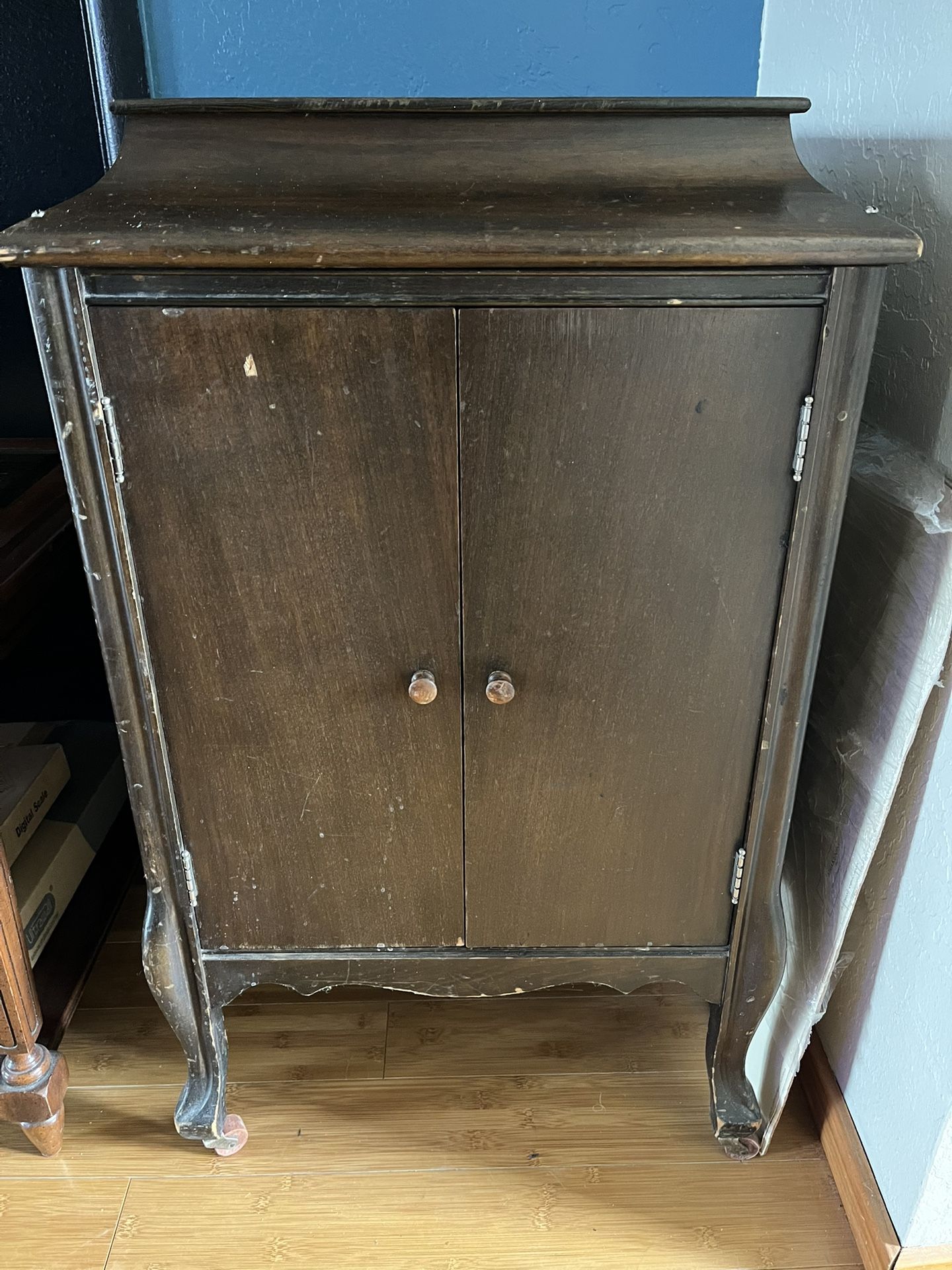 Antique Cabinet Music Stand