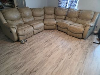 Leather couch