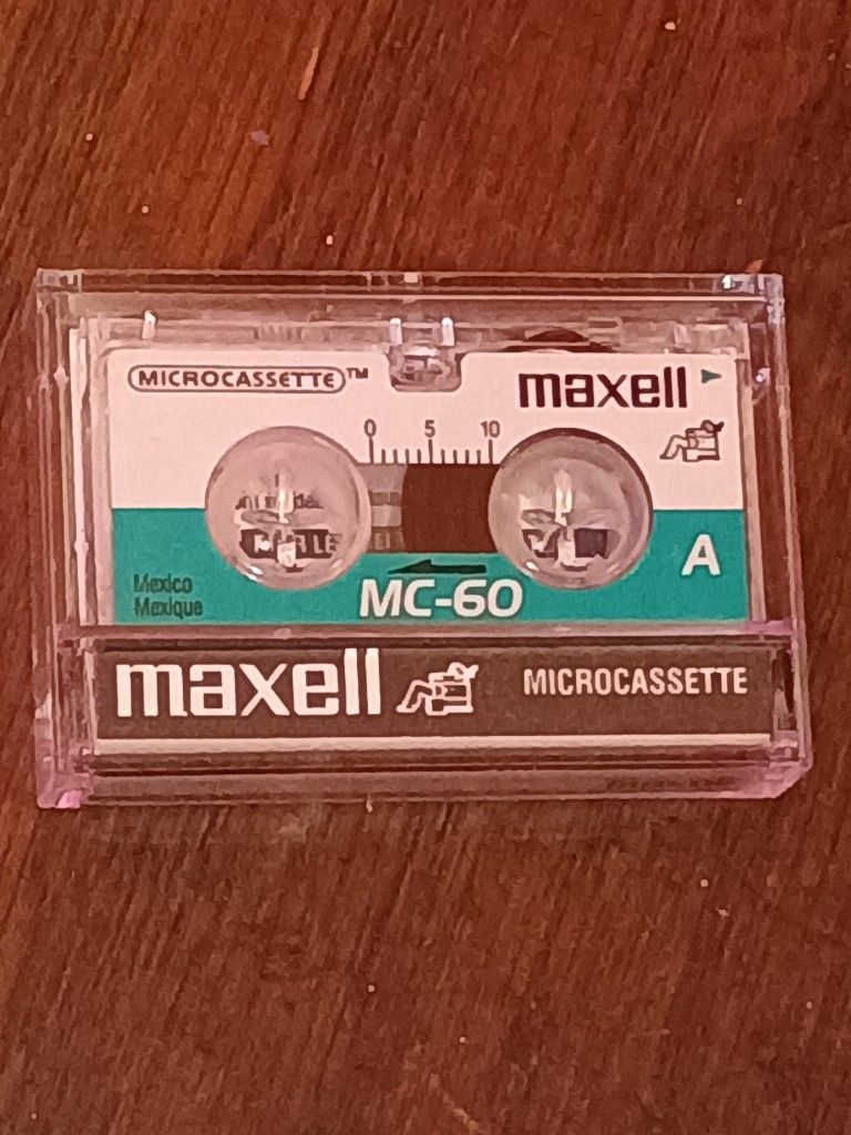 Maxell DC-60 Miro Cassette Tape for Voice Recorder Phone Answer Machine