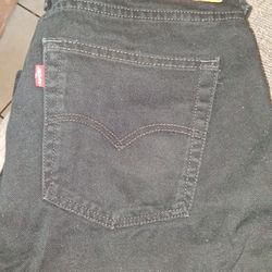 Black Levi's 550 Jeans W34 L28