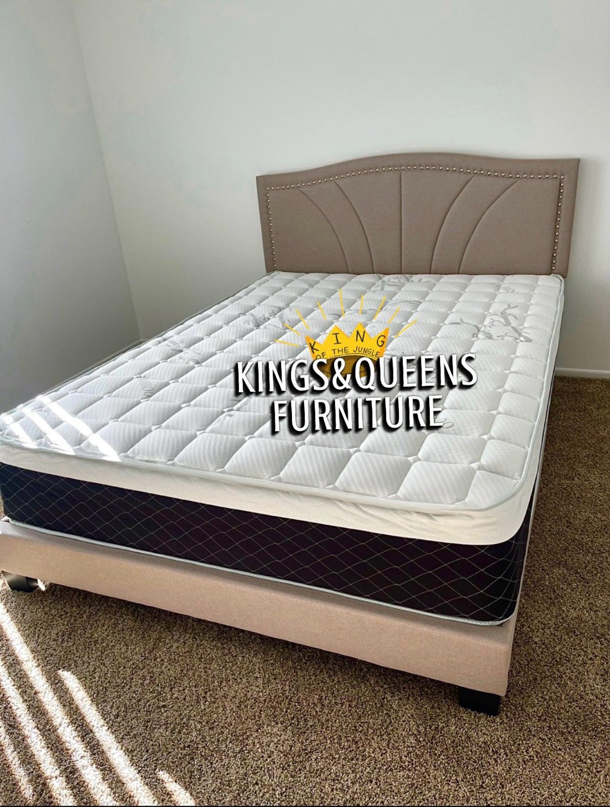 New Queen Bed Frame With Mattress