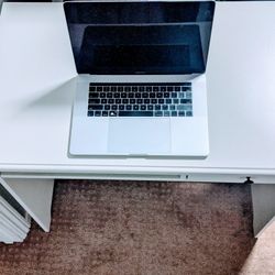 White Multipurpose Desk/Table, Office/Sewing/Art with Drawer, Storage & Foot Rest + Free Coffee Table*