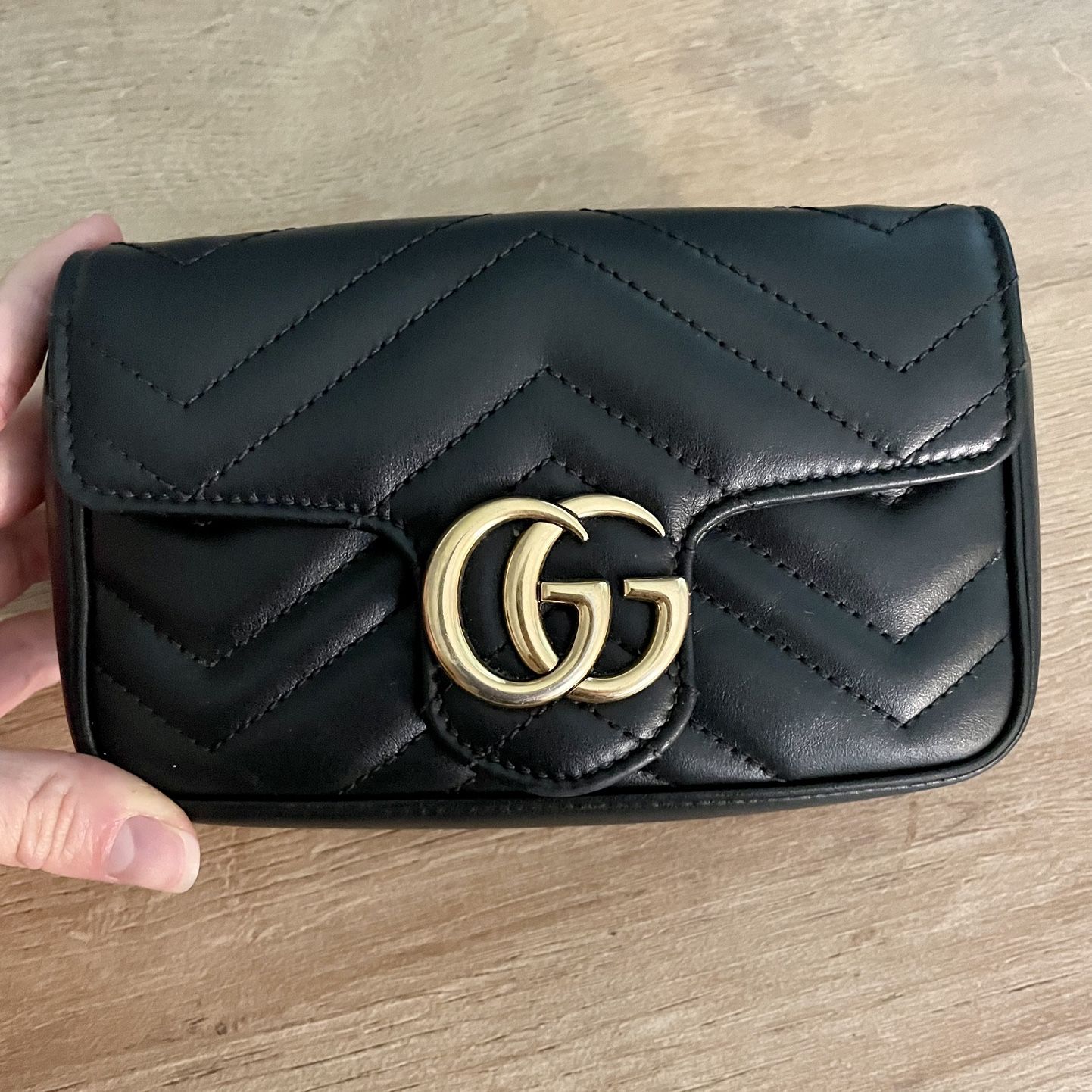 GG Marmont Super Mini Shoulder and Belt Bag